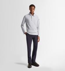 Polo droit en coton Fusalp