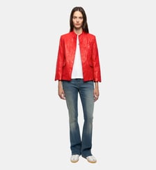 Blazer Veryn Cuir Froissé Zadig&Voltaire
