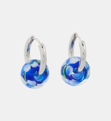 Petites créoles perle en verre Balaboosté