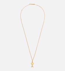 Collier unisexe en laiton Ami de Coeur martelé AMI Paris