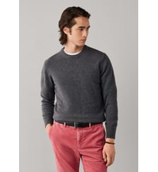 Pull En Laine D'agneau À Col Rond Hackett London