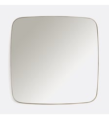 Miroir carré en métal 90x90 cm La Redoute Interieurs