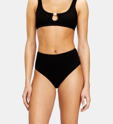 Culotte en coton extensible taille haute Diesel