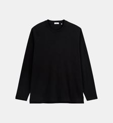 T-shirt manches longues col rond coton gaufré Serge Blanco