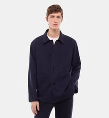 Veste de costume droite en laine Fursac