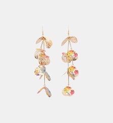 Boucles d'oreilles pétales Balagane imprimé fleurs Balaboosté