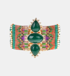 Bracelet manchette perles tissées NOLITI Hipanema