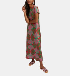 Robe Swing Slinky Red La DoubleJ