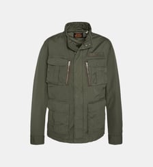 Veste droite en coton léger Schott