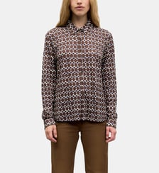 Chemise imprimée en coton et modal - BABS Gerard Darel