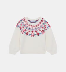 Pull -  laine maille jacquard Tartine Et Chocolat