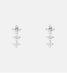 Boucles d'oreilles Trois Or Blanc PIAPARIS
