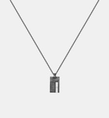 COLL. mono-motif Balthazar en Acier 316L avec diamant blanc Phebus