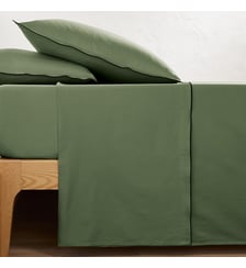 Drap plat satin de coton lavé La Redoute Interieurs