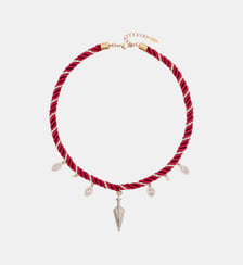 Collier cordon pampilles NINE Hipanema