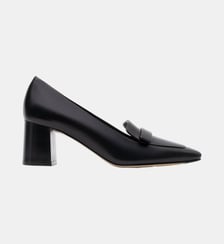 Bosco - Mocassins En Cuir Veau Lisse Noir Parallèle