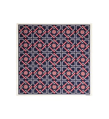 Pochette en soie à motif géométrique Fursac