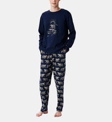 Pyjama en jersey de coton épais - Nuit Polaire Arthur