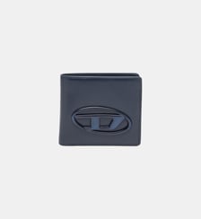 Portefeuille à deux volets en cuir Diesel