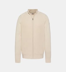 Pull zippé côtelé Schott