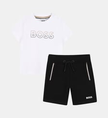 Ensemble t-shirt et bermuda BOSS Kidswear