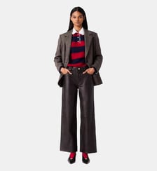 Pantalon en cuir Maje