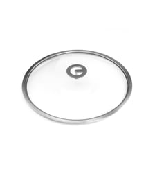 Universel - Couvercle 32 cm verre trempé et inox Cuisinox