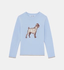 Pull -  Horizon laine broderie chien Tartine Et Chocolat