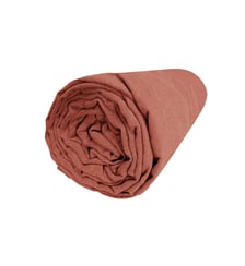 Drap housse en chanvre lavé bonnet 30 cm, CHANVRE DÉLICAT Blanc Cerise
