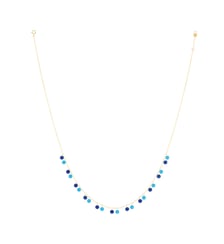 Collier POLKA - Lapis lazuli et turquoise - Or jaune 750‰ La Brune & La Blonde