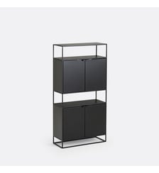 Armoire d'entrée 4 portes en métal acier La Redoute Interieurs