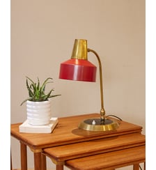 Lampe à poser Mid-century en laiton Julia N°1060- Produit chiné Debongout