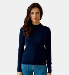 Pull col montant uni MARIONA La Petite Etoile