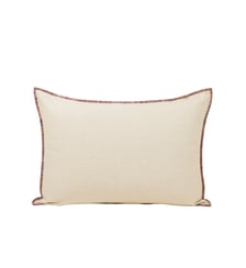 housse de coussin  Tissage flammé coton et point de bourdon en dégradé de couleurs Madura
