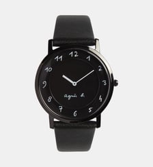 montre agnès noire Agnès b.