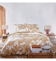 Housse de couette imprimée en satin de coton bio, LÉGENDE Alexandre Turpault