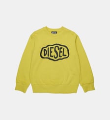 Sweat-shirt à col rond avec logo Diesel Kids