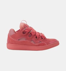 Sneakers Curbs En Suede Monocolor Lanvin