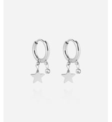 Boucles d'oreilles Lucky Star  en Acier Zag Bijoux