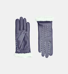 Gants Marie-Louise Femme Cuir Doublés Alpaga Agnelle
