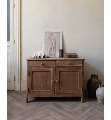 Buffet bas en bois Gilbert N°1638- Produit chiné Debongout