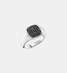 Thomas Sabo Bague avec des pierres noires argent Argent sterling 925 Thomas Sabo