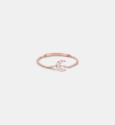 Magic touch bague chaîne lune Djula