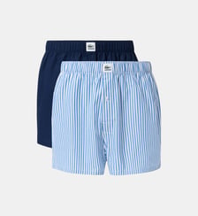 Lot de 2 caleçons popeline coton Lacoste