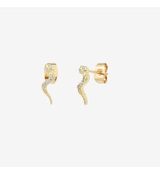 Boucles d'oreilles puces dorées paire - nino Caroline Najman