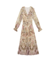 Robe longue évasée imprimé graphique REG La Petite Etoile