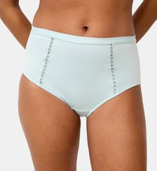 Culotte haute issu de fibres végétales Softness vert d'eau Maison Lejaby
