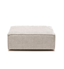 Pouf  Revêtement en chenille bicolore Madura