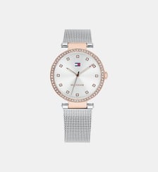 Montre Lynn Argenté, Blanc 1782506 Tommy Hilfiger
