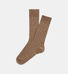 Chaussettes en laine et cachemire - Sable Arthur